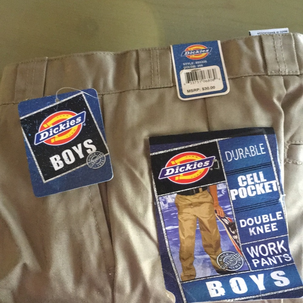 Boys khakis by Dickies NWT